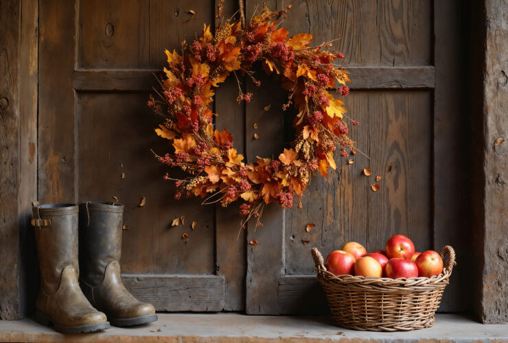 Ozdoby Jesienne Na Zewnątrz