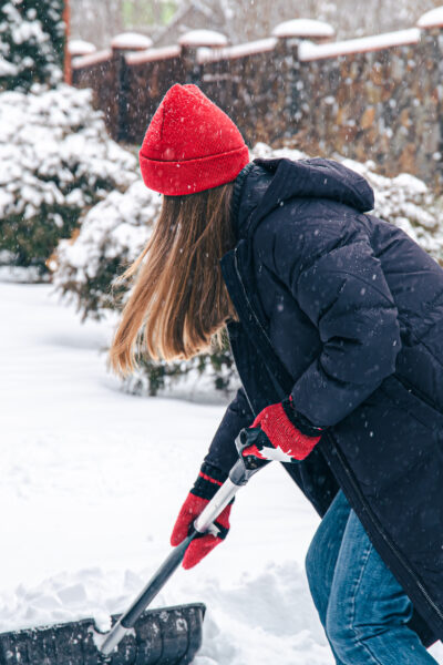 odśnieżanie ogrodu